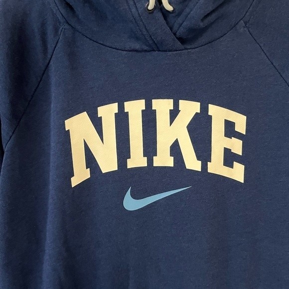 Nike blue and white collegiate hoodie GUC size medium - Picture 3 of 7